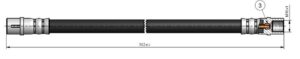 Fren Hortumu Arka Mercedes W168 W414 - A1684280235