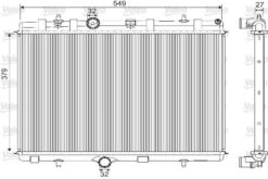 Radyatör Cıtroen C2-c3-ds3 Peugeot 207-208-301-2008 - 1333.89-1330.P8
