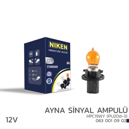 Nıken 12v Hpc19wy Ayna Sinyal Amp Pu20d-3 Amb 10lu - UNIVERSAL