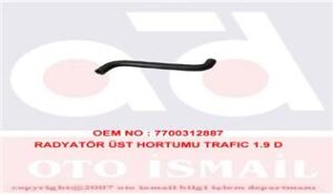 1770 Radyatör Üst Hortumu Trafıc 1.9 D - 7700312887