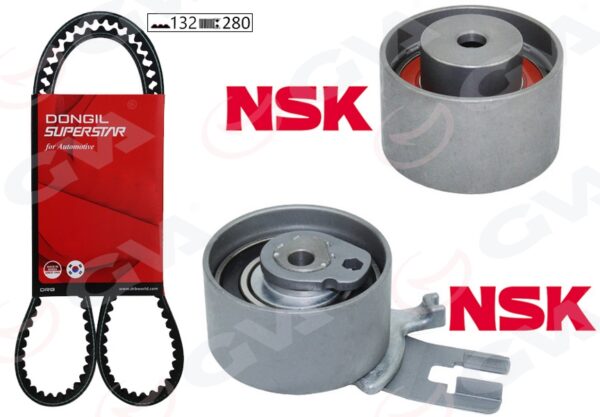 Eksantrik Gergi Kiti 132x280 Volvo C30 C70 S60 S80 V70 Xc60 Xc70 Xc90 2.4tdı 20v K015580xs - 31258305-31359568