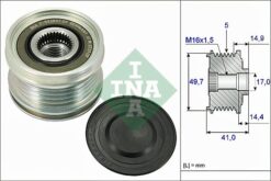 Alternator Kasnagı Mercedes W168 W169 W414 . Mıtsubıshı Colt 1.5 Dıd 04 12 - A6401500960-MN960267