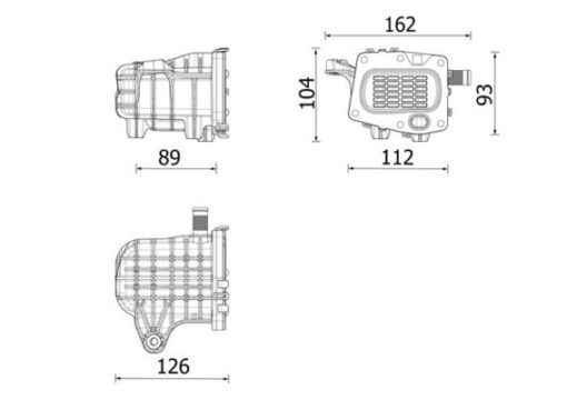 Egr Sogutucu 3008 I-ıı-308 Iı-5008 I-ıı-508 I-ıı-boxer Iıı-expert Iv-c4-pıcasso-c5 X7 2.0 Bluehdı - 9820965980