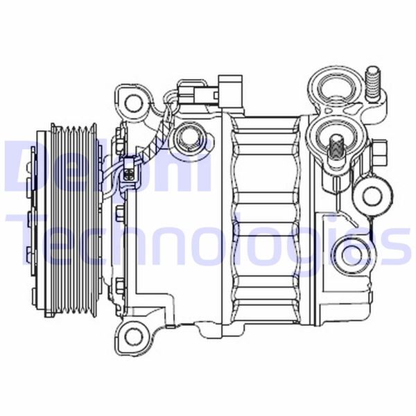 Klıma Kompresoru Ford Focus Iıı 11 1.6 Tdcı Mondeo Iv 07 14 1.6 Tdcı Volvo V60 I 10 V40 10 V50 10 S60 Iı 10 S40 Iı 10 C30 10 1.6d D 4162 T - AM5N19D629AA-1722070-36001128