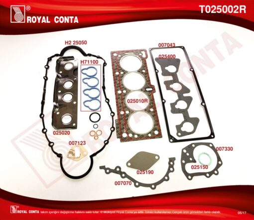 Motor Üst Conta Tk. Megane I 96 Clıo Iı 98 Kangoo 97 Clıo Symbol I 00 1.4 K7j 1.6 K7m - 7701468710