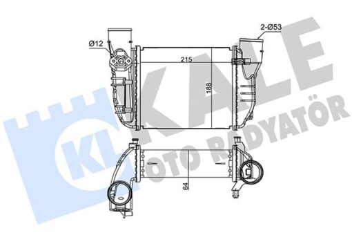 Turbo Radyatörü Intercooler Audı A4-exeo 08-10 1.8t - 8E0145805L-8E0145805N