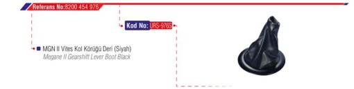Vites Kol Körüğü Mgn Iı Siyah - 8200454976