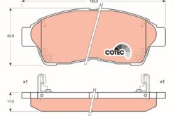 Ön Balata Corolla 92-97 Carına 93-97 Rav4 2.0 94-00 Camry 2.2 92-01 - 0446533020-0446533040-WVA21601