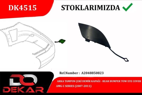Arka Tampon Çeki Demir Kapağı Amg C 2007-2011 - A2048850823