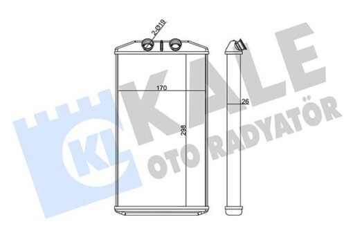 Kalorifer Iveco Daıly Vı 14-16 - Borusuz 26mm - 42569370
