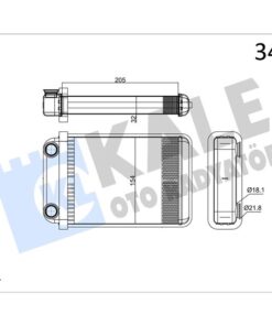 Kalorifer Radyatörü Opel Astra J Astra J Gtc 10 Astra K-zafıra Tourer C 15 - 1618297-13287939
