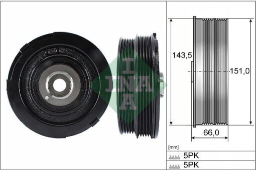 Krank Kasnagı Bmw M47 E46 E39 - 11232247565