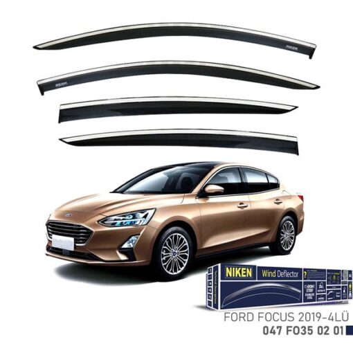 Kromlu Cam Rüzgarlığı Ford Focus 2019- 4lü