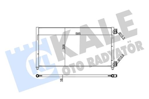 Klima Radyatörü Kondenser Fıat Doblo 01 Idea 04 Punto 03 Lancıa Ypsılon 06 11 1.2 1.3jtd 1.4 1.9jtd - 46820833-51732993-51802116-51804991