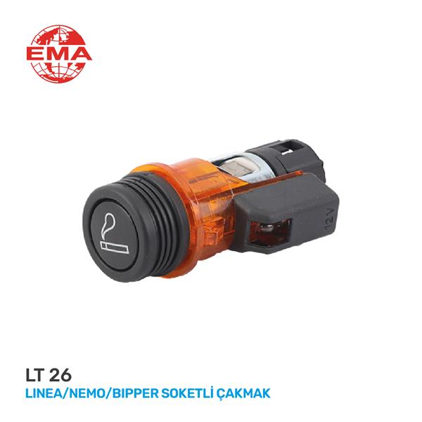 Komple Çakmak Soketli Lınea-nemo-bıpper Turuncu / 3 Fişli