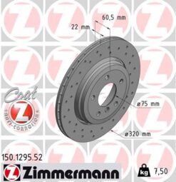Fren Dıskı Arka Bmw E46 Z4 E85 E86 Havalı Kaplamalı Delıklı - 34216864052