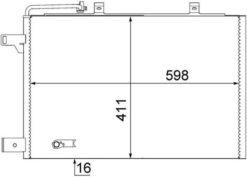 Klıma Radyatoru Mercedes W169 W245 - A1695001154