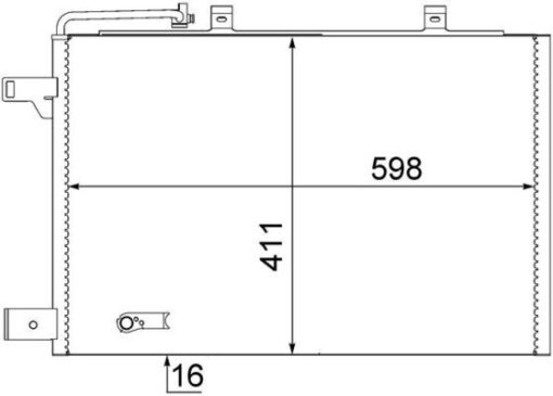 Klıma Radyatoru Mercedes W169 W245 - A1695001154
