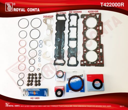 Motor Takım Contası Corteco Keçeli S.lastikli P206-p207p307-p1007-c2-c3-c4 1.4 16v 03 88hp Et3j4