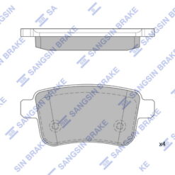Fren Balatası Arka Mercedes Cıtan W415 12 . Renault Kangoo Iı 09 - A4154210410-440604876R