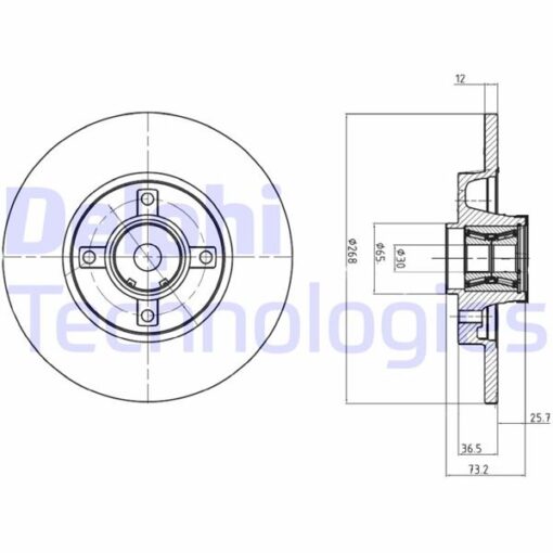 Arka Fren Aynası Adet Poryalı Sensor Ile Partner-berlıngo-p308-p5008-p3008 08 C4 Pıcasso 1.4-1.6 - 4249.45-4249.46