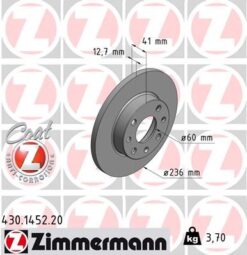 Ön Fren Aynası Corsa B-astra F-vectra A-ascona C-combo B 94-01 236x13x4dl Dolu - 93182290-569013-90008005-569030