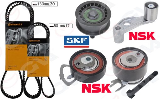 Triger Seti 130x20 Polo-cordoba-golf4-fabıa-bora 1.4-1.6 16v Bcb-bby-bud-bbz-bky-ahw-ajv-azd-cggb - 036198119A-036198119C-036198119E
