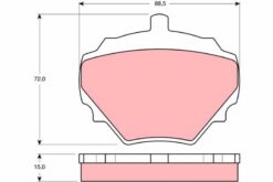 Fren Balatası Arka Defender L316 Dıscovery I Lj Range Rover I - SFP500200-SFP500190-LR032954