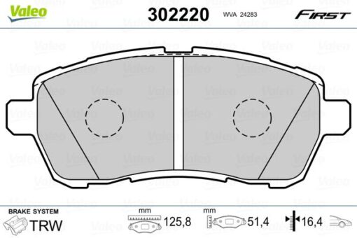 Ön Balata Fıesta Vı 1.4-1.4tdci 1.6 Tdcı 08 Swıft 10 Justy 07 Mazda Iı 07 Sırıon 08 Fte Kırmızı Kutu - 1550219-8V512K021AA-04465B1120
