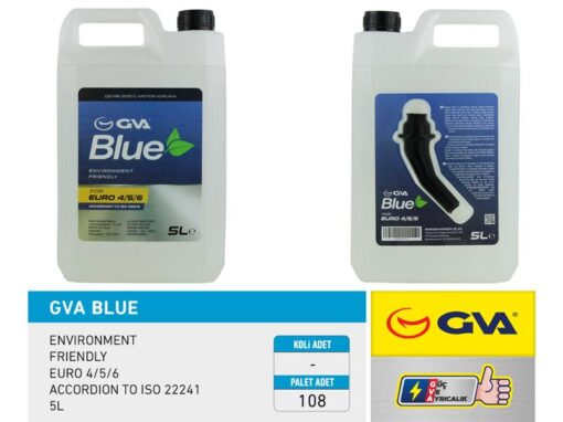 Gva Blue Sıvısı 5 Lt Euro 4-5 / Binek Euro 6 Hunili Ambalaj - OSM99905