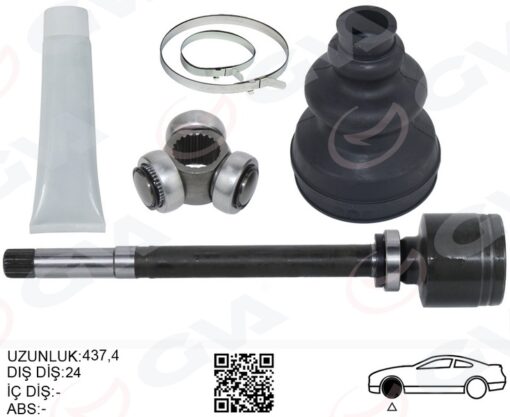 Aks Kafası Sag On Ic Fıat Scudo 270 1.6 Mjt 07- - 3273QH-1440100788-3273QJ