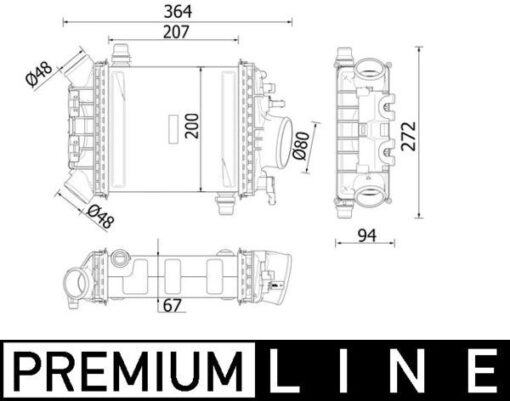 Turbosarj Radyatoru Mercedes W205 W212 W213 W166 W222 C217 - A2760900214