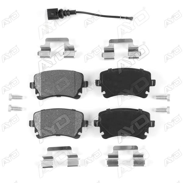 Arka Balata Vw Transporter T5 03 09 A4 04-09 A6 04-11 A8 03-10 Fişli - 8E0698451C-4B3698451-4F0698451F