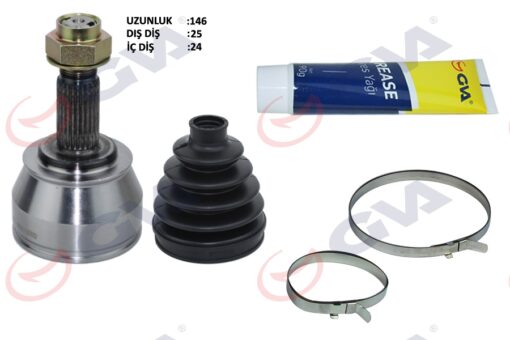 Aks Kafası Dış Ön Fıorıno-bıpper-nemo 1.3 Mjt Euro5 07- 25x24x51 146.5mm - 3272.ZP-71771183-51808107