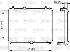 Radyatör C5 09 P508 10 1.6hdı Ep6cdt Mek Otom Ac Klimasız 555x394x24 - 1330.W5-1330.X2-1333.96-9687359980
