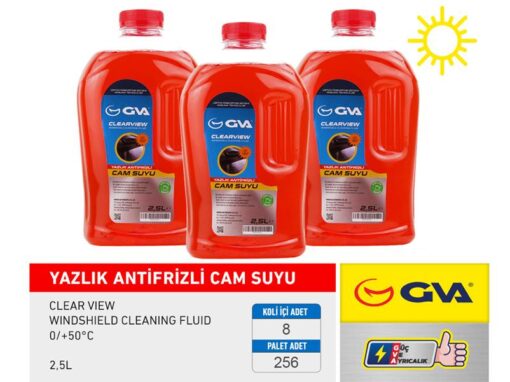 Cam Suyu 2.5 Lt Yazlık Antifrizli 0/ 50c