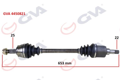 Komple Aks Sol Bıpper 1.4 Hdı 07 653mm - 3272.SL