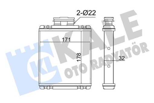Kalorifer Brazıng A1-ıbııza Iv-ıbıza Iv-toldeo Iv-fabıa Iıı-rapıd-polo - 6C0819031