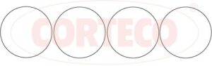020853h Motor Gömlek Contası P106-p205-p206-p306-p307-partner-berlıngo-c3-c4-saxo-xsara 1.4 Tu3 Renault R9-r12 1400 - 0112.76-7701348178