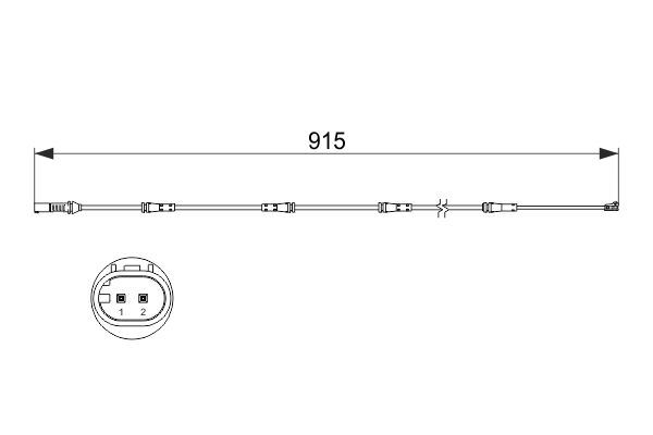 Balata Fısı Arka Bmw F10 F12 F13 - 34356791962
