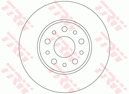 Fren Diski Arka Fıat 500 L 12 Egea 15 1.0 1.3 Mtj 1.4 1.6 Mtj 15 251x41x5 Delik - 51885409-52067389-52067390-51808471