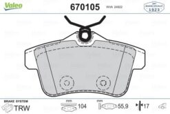 Arka Fren Balatası Peugeot P3008 09 16 P5008 09 17 P508 10 18 P308 Gtı-rzc 10 14 Cıtroen C4 09 16 Ds4-ds5 11 15 - 1608681680-4254.46-4254.44-4254.35