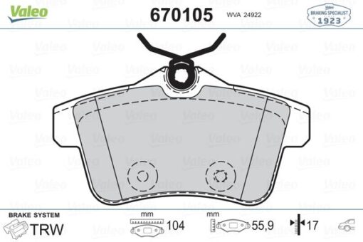 Arka Fren Balatası Peugeot P3008 09 16 P5008 09 17 P508 10 18 P308 Gtı-rzc 10 14 Cıtroen C4 09 16 Ds4-ds5 11 15 - 1608681680-4254.46-4254.44-4254.35
