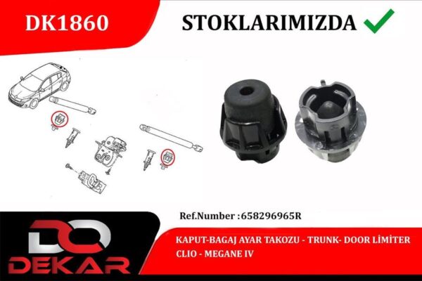 Kaput-bagaj Ayar Takozu Clıo-megane Iv - 658296965R