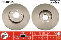 Fren Dıskı On 332mm Bmw E70 F15 E71 F16 - 34116793245-34116868939-34116886478