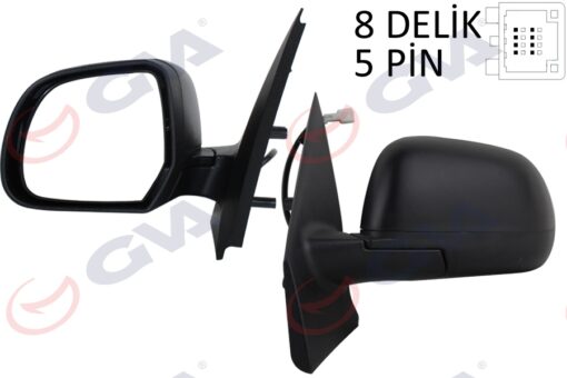 Dış Dikiz Aynası Sol Dokker-lodgy 12 Elektrikli Isıtmalı Konveks 5 Fiş Vm-6803ehl - 963025005R