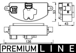 Klıma Fan Regulatoru Mercedes W176 W246 C117 X117 X156 W222 C217 - A2229060303