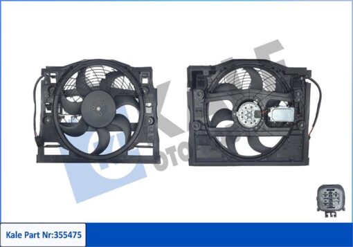 Komple Fan Motoru Davlumbaz Bmw E46 - 64546988913