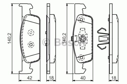 Ön Fren Balata Renault Clıo Iv 12 Dacıa Logan Iı 12 Sandero Iı 12 - 410602581R-410605612R-410605951R