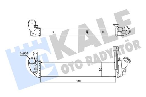 İntercooler Kangoo-nıssan Kubıstar 1.5dcı 98 - 8200221885-8200137653-8200732390